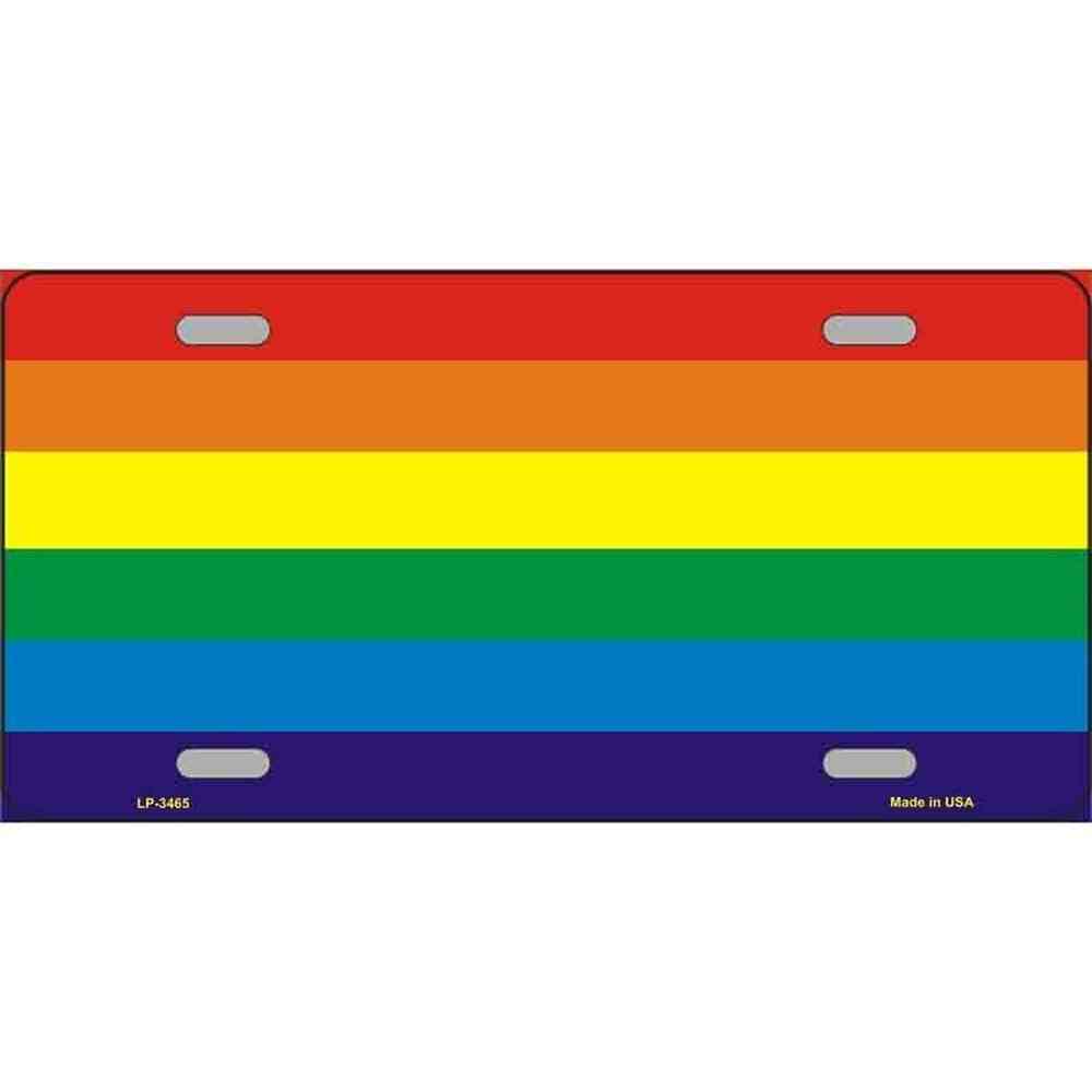 Rainbow Flag Metal Novelty License Plate eBay Motors:Parts & Accessories:Car & Truck Parts & Accessories:Exterior Parts & Accessories:License Plates & Frames Style Your Walls